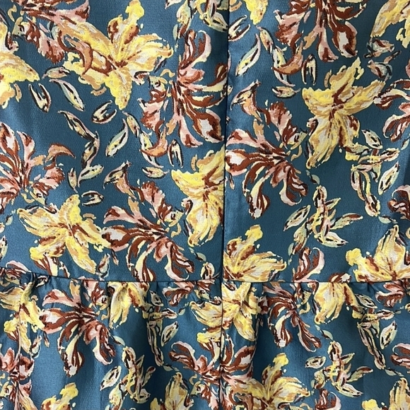 Fate Blue and Yellow Floral Mini Dress - Picture 3 of 8